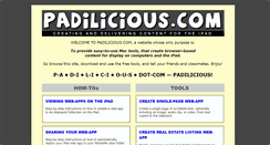 Desktop Screenshot of padilicious.com